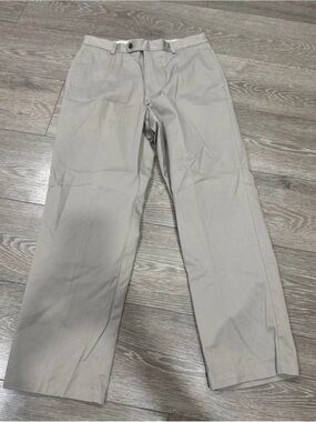Joseph & Feiss Light Khaki Straight-Leg Chinos